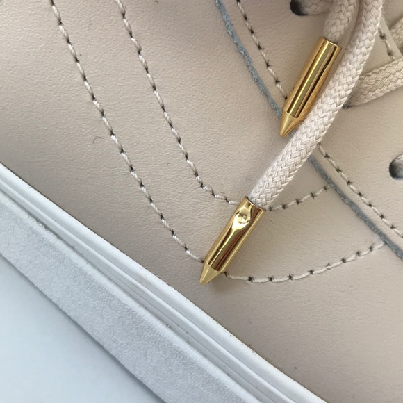 VANS SK8-HI REISSUE DX LEATHER WHISPER PINK SHOES - Picture 13 of 16